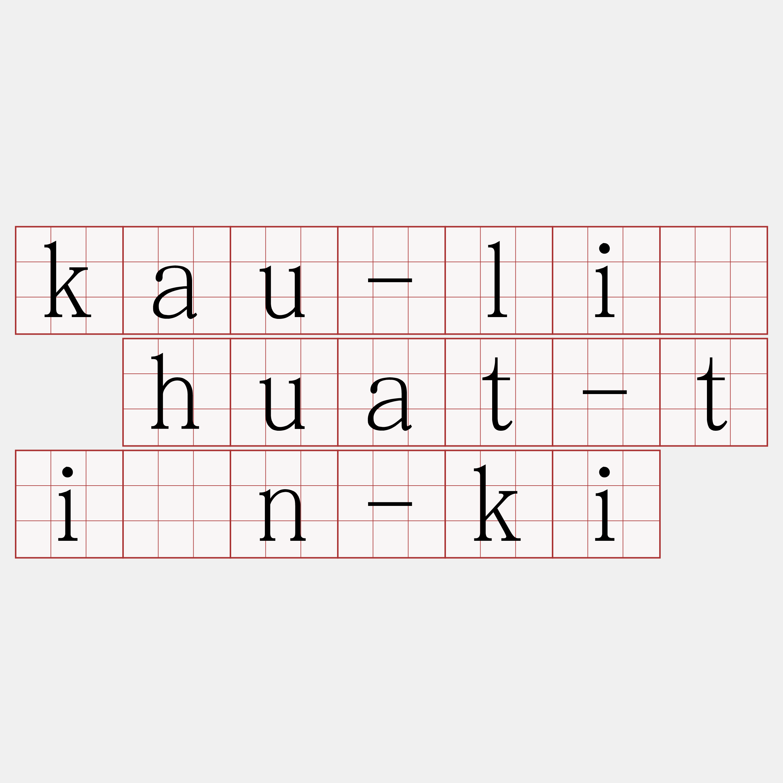 kau-liû huat-tiān-ki